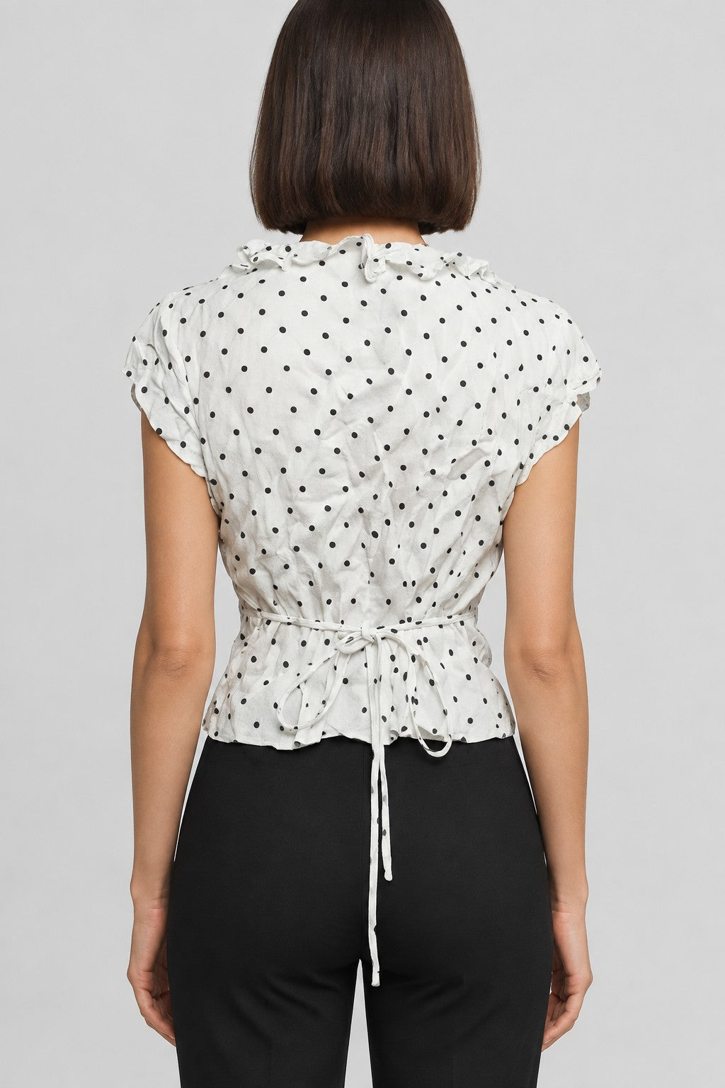 Mango Damen Top Weiß Schwarz Größe XL