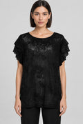 NÜ Denmark Damen Top Schwarz Größe 2XL