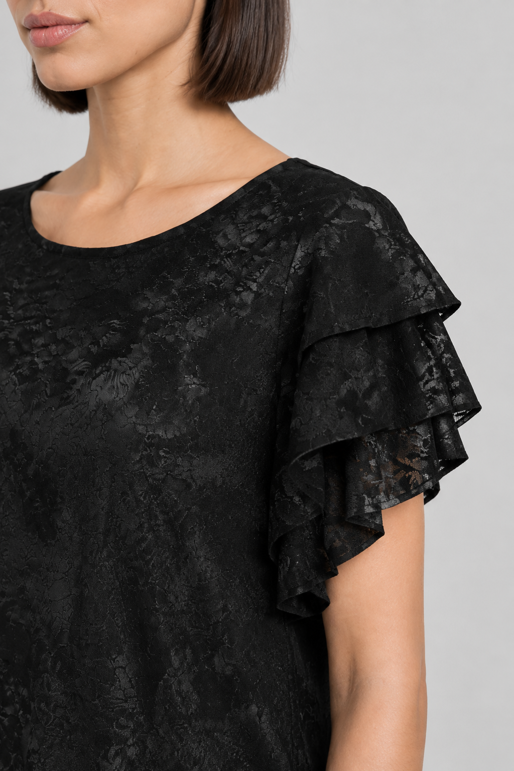 NÜ Denmark Damen Top Schwarz Größe 2XL