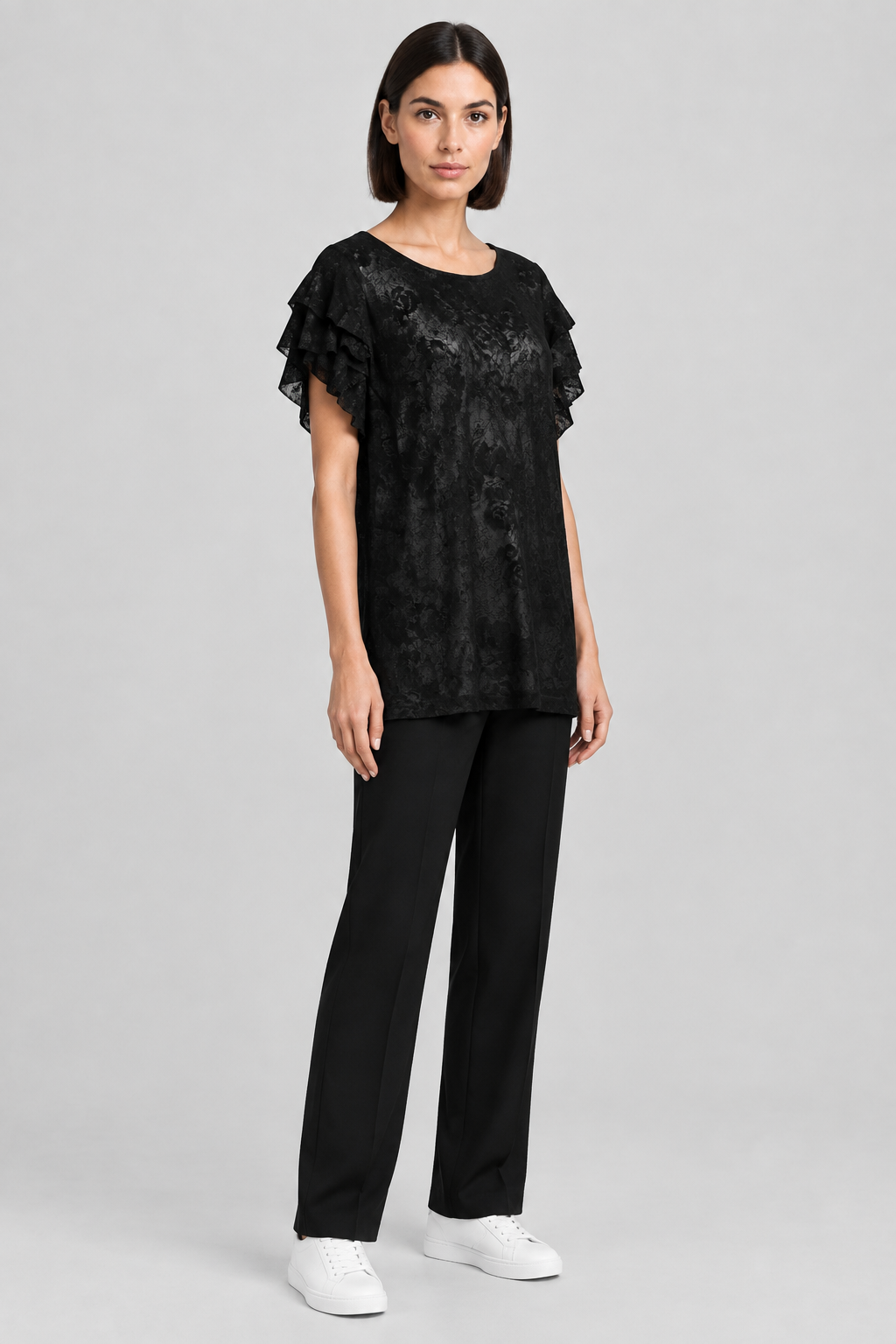 NÜ Denmark Damen Top Schwarz Größe 2XL