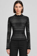 Zara Damen Top Schwarz Größe S