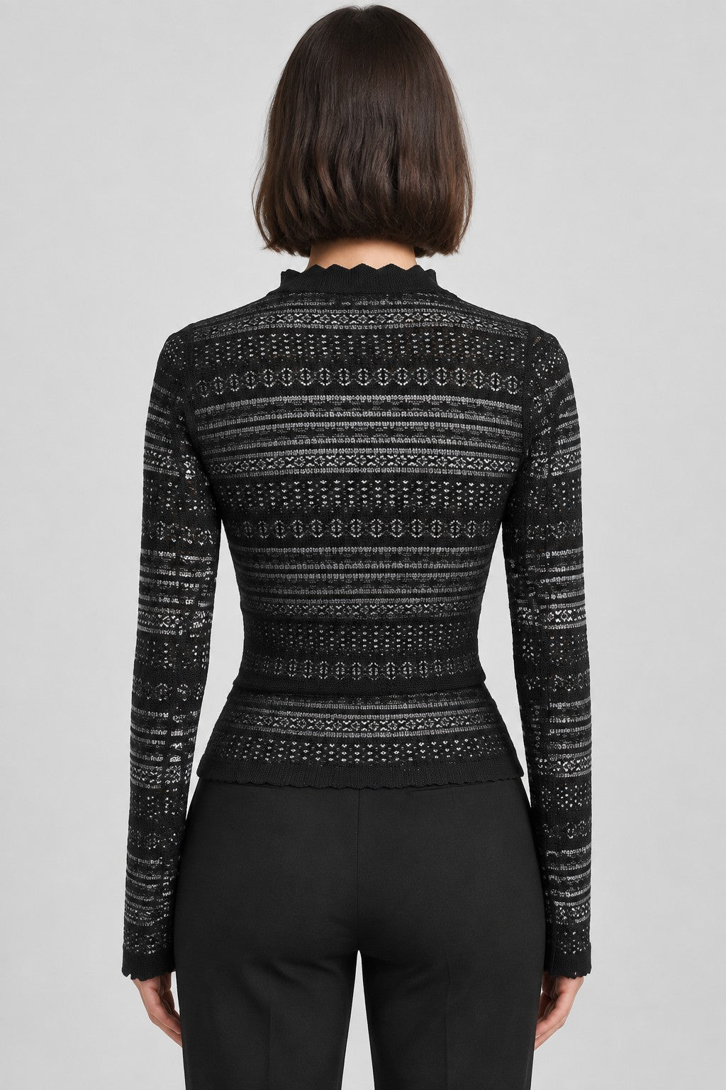 Zara Damen Top Schwarz Größe S