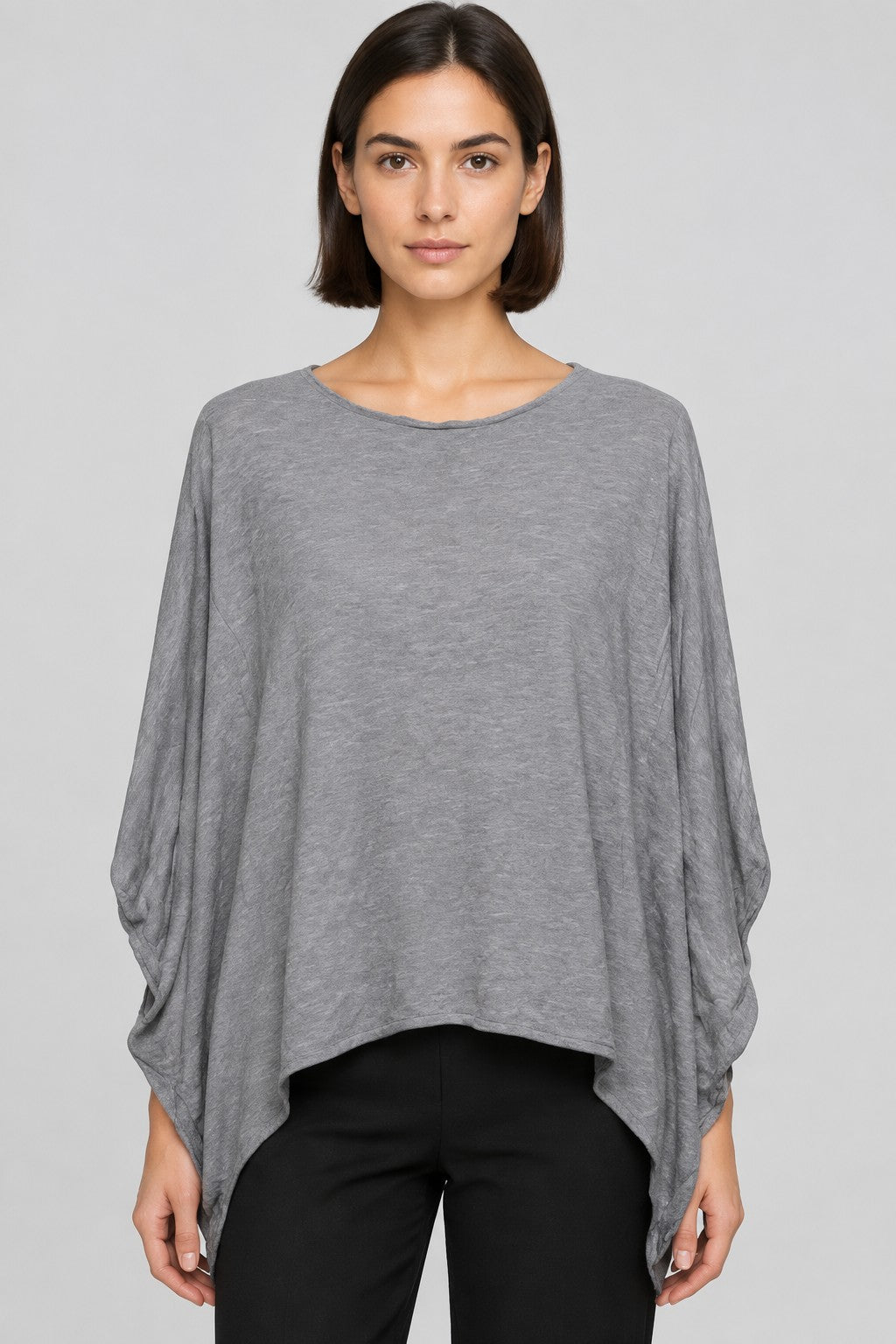 COS Damen Top Grau Größe L