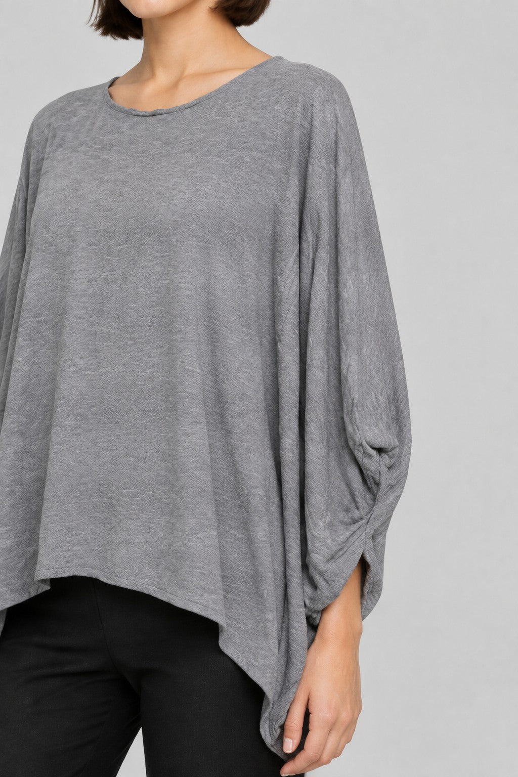 COS Damen Top Grau Größe L