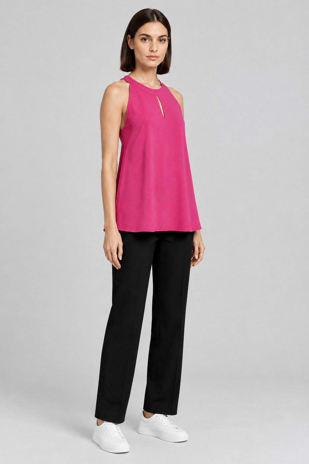 ESPRIT Damen Top Pink Größe XXL