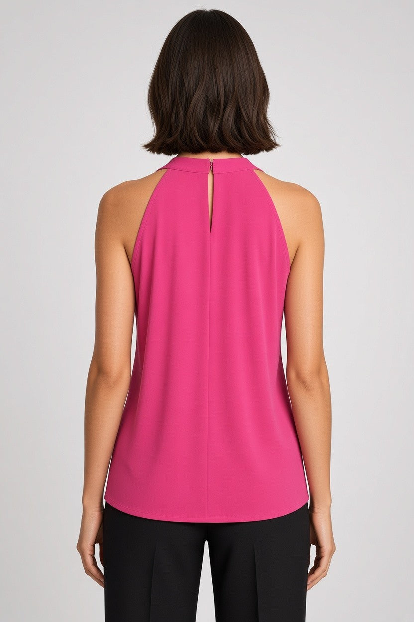 ESPRIT Damen Top Pink Größe XXL