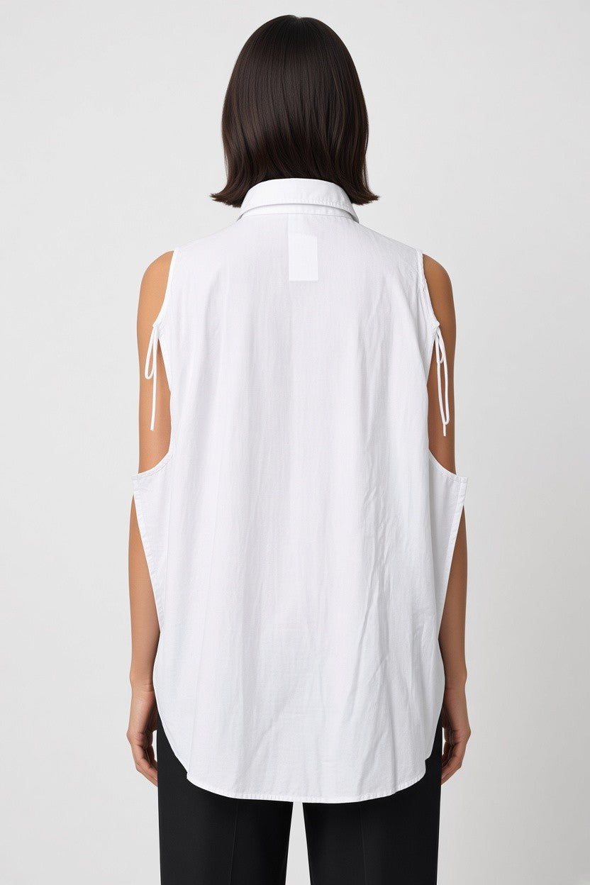 H&M Damen Top Weiß Größe XXL