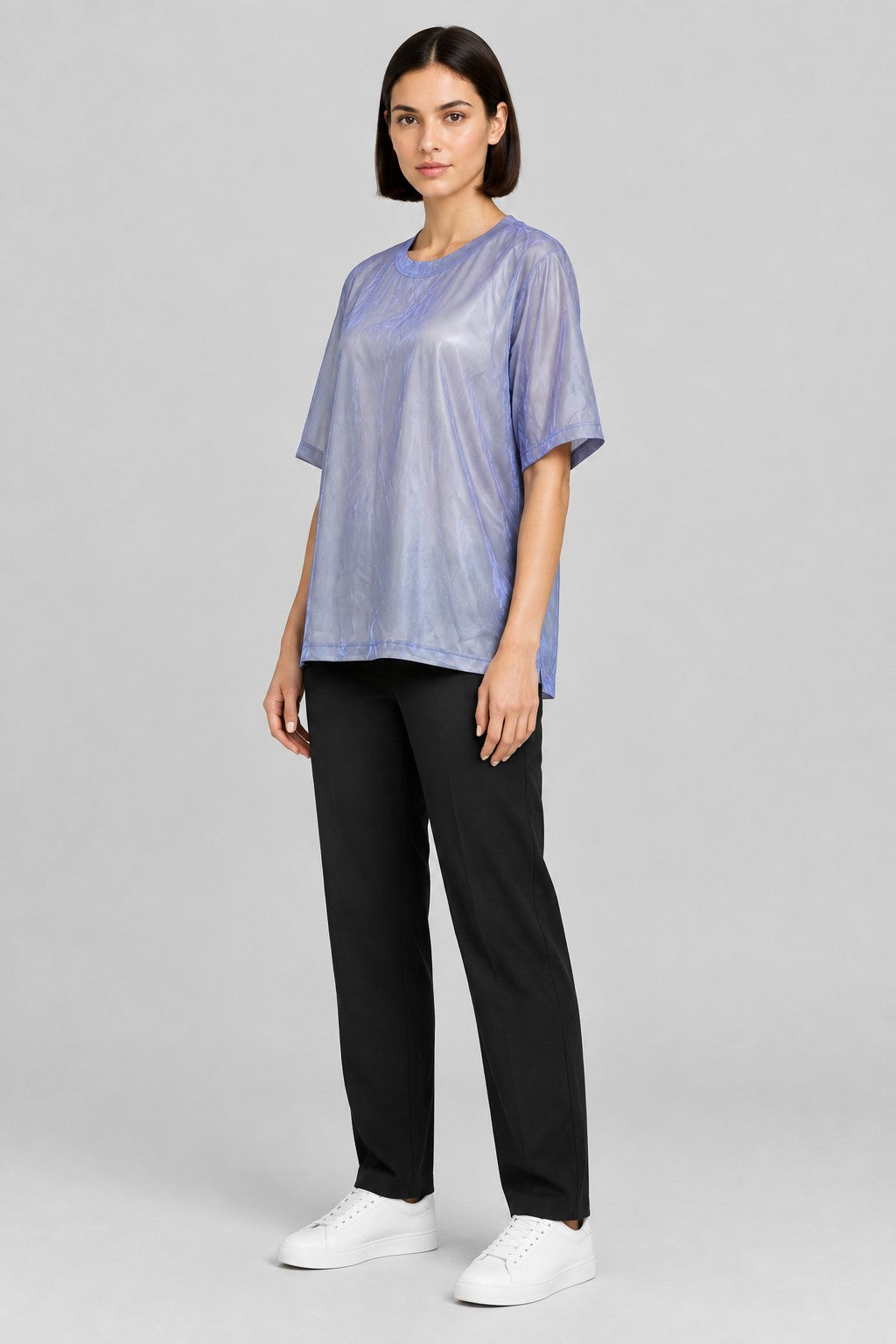 Monki Damen Top Blau Größe XL