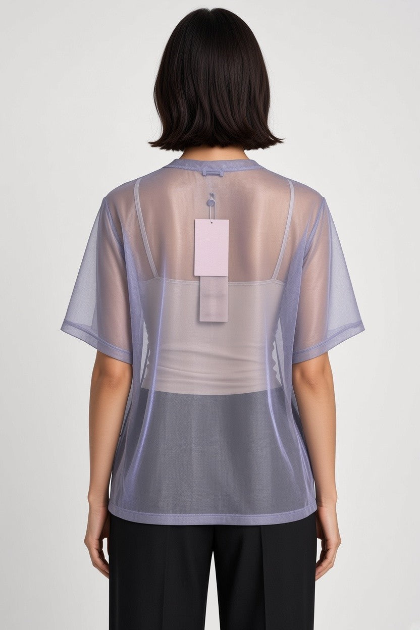 Monki Damen Top Blau Größe XL
