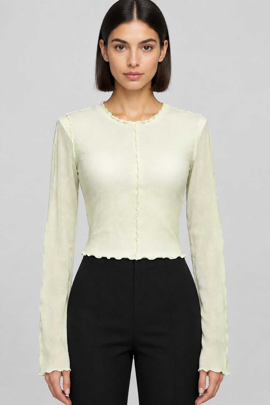 Monki Damen Top Gelb Pink Mehrfarbig Größe S
