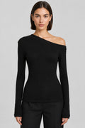 NA-KD Damen Top Schwarz Größe S