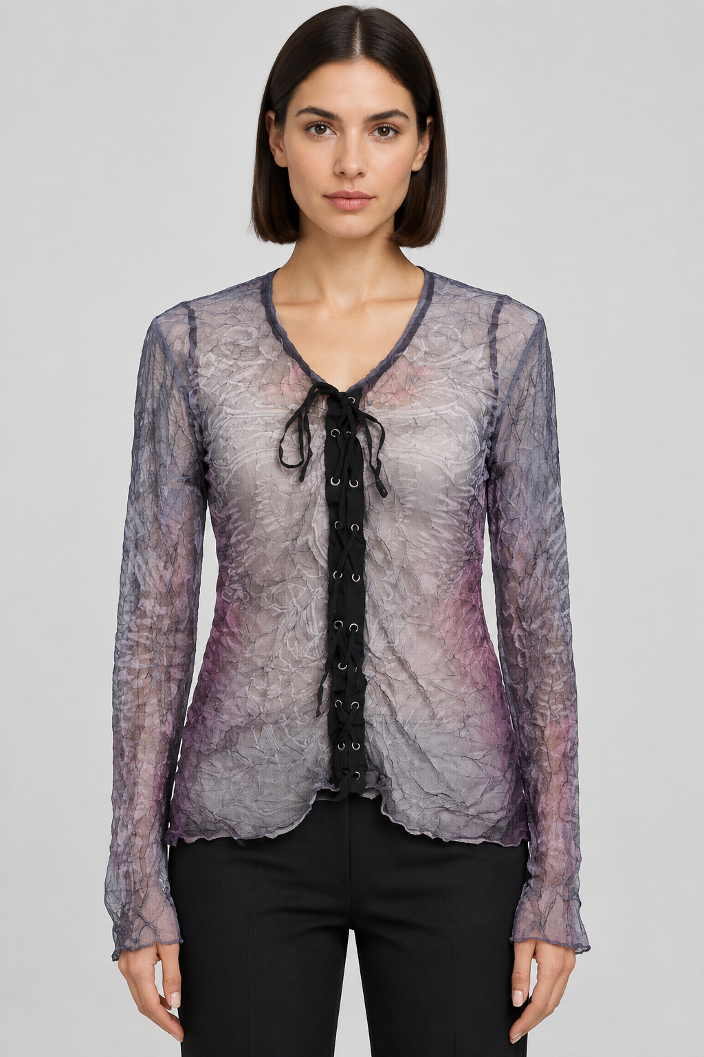 Tredy Damen Top Mehrfarbig Größe M