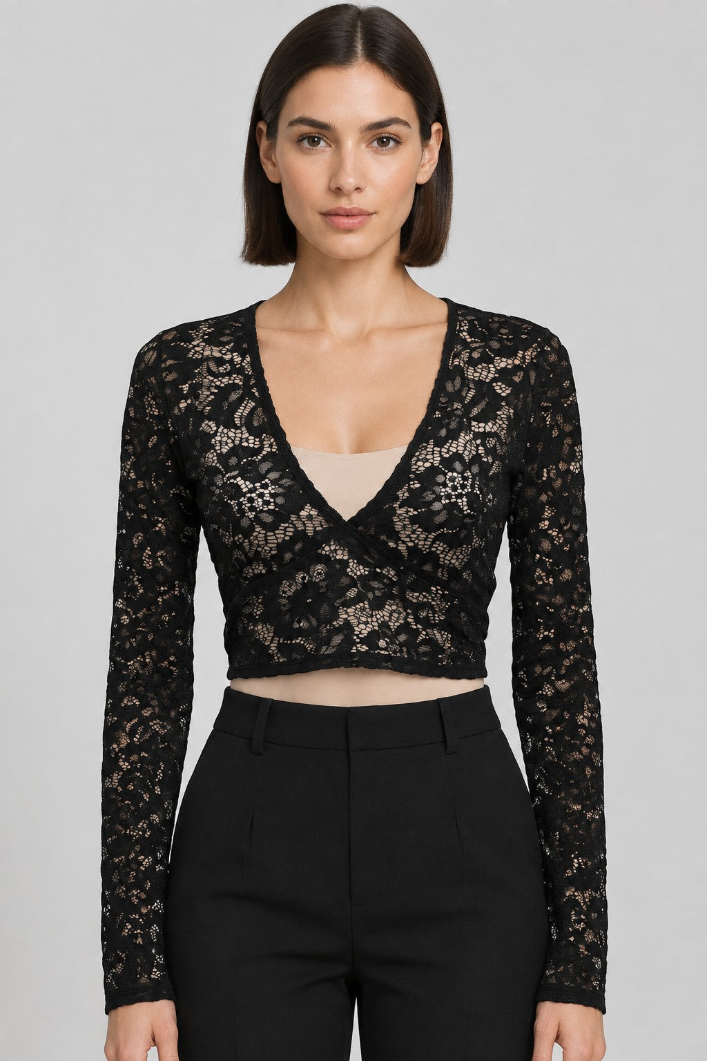 Urban Outfitters Damen Top Schwarz Größe M