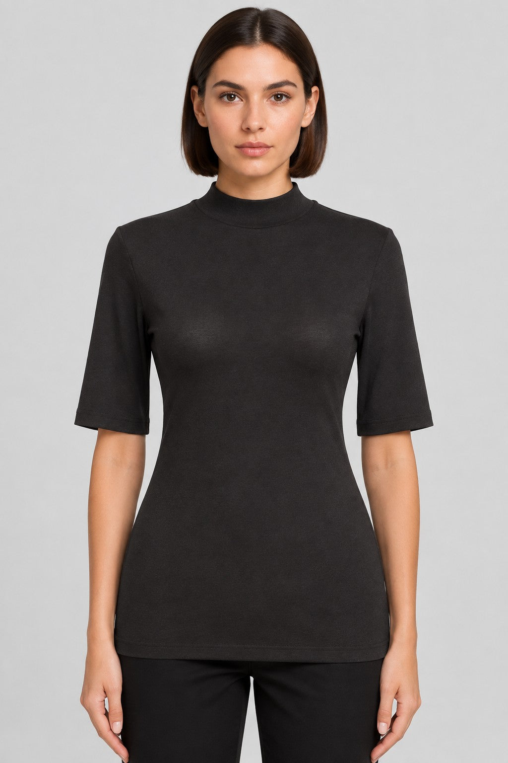 Zara Damen Top Grau Grün Größe S