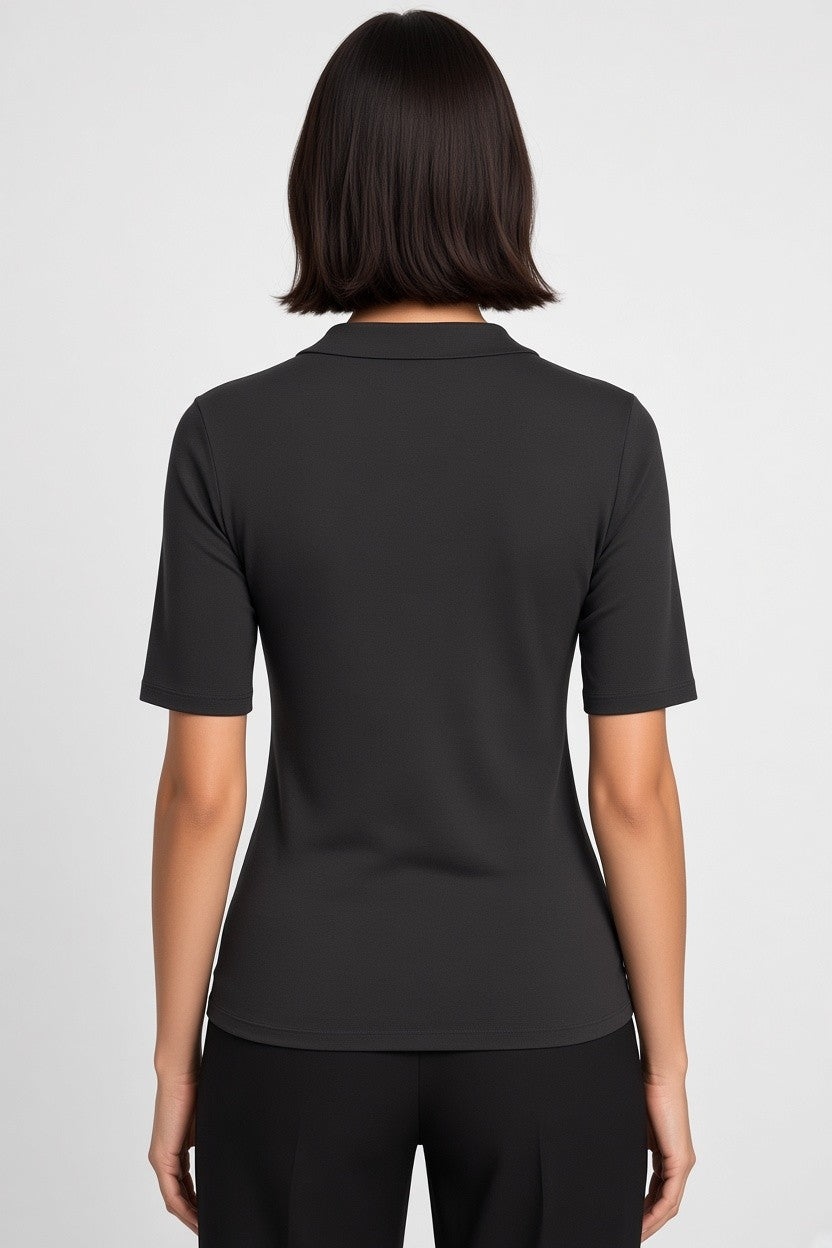 Zara Damen Top Grau Grün Größe S