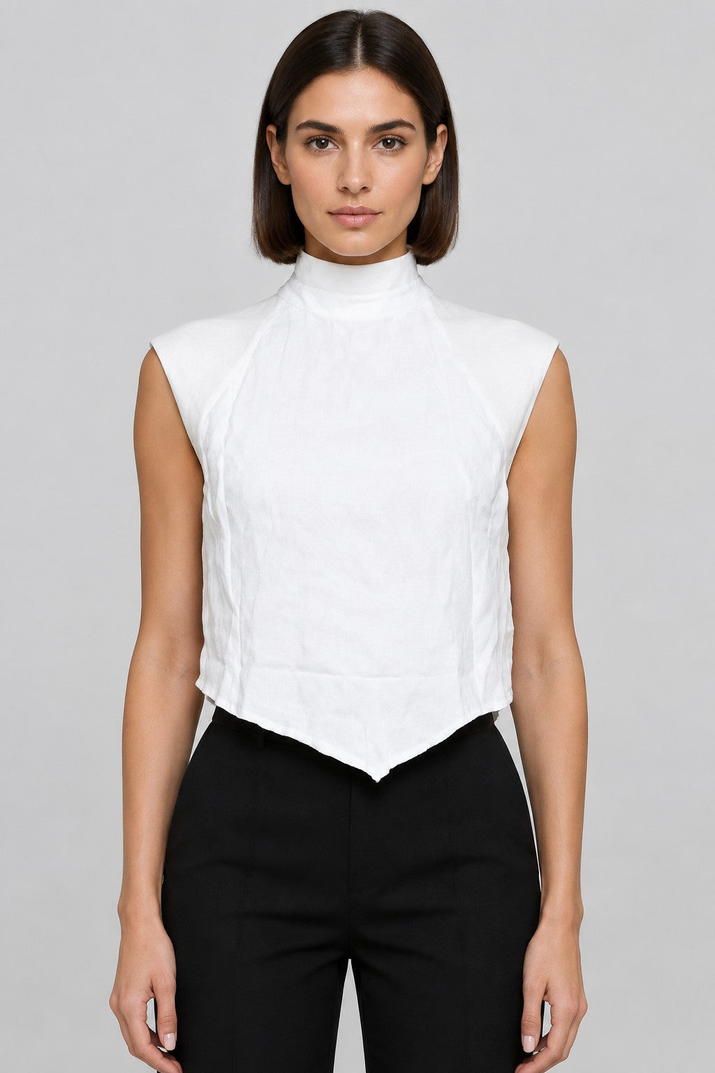 Zara Damen Top Weiß Größe XS