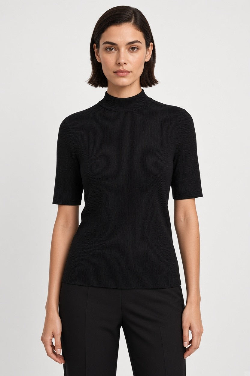 Bik Bok Damen Top Schwarz Größe S