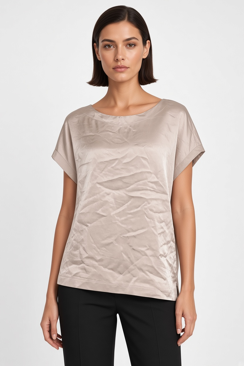 ESPRIT Damen Top Beige Größe XXL