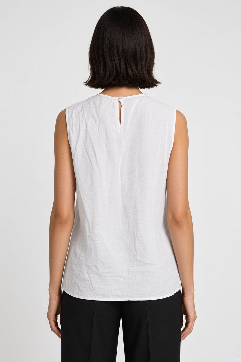 ESPRIT Damen Top Weiß Größe XXL