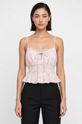 Gina Tricot Damen Top Pink Größe M