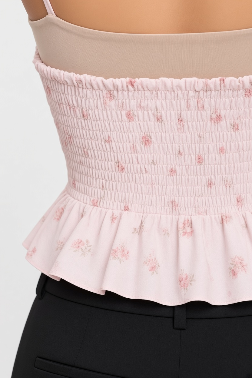 Gina Tricot Damen Top Pink Größe M