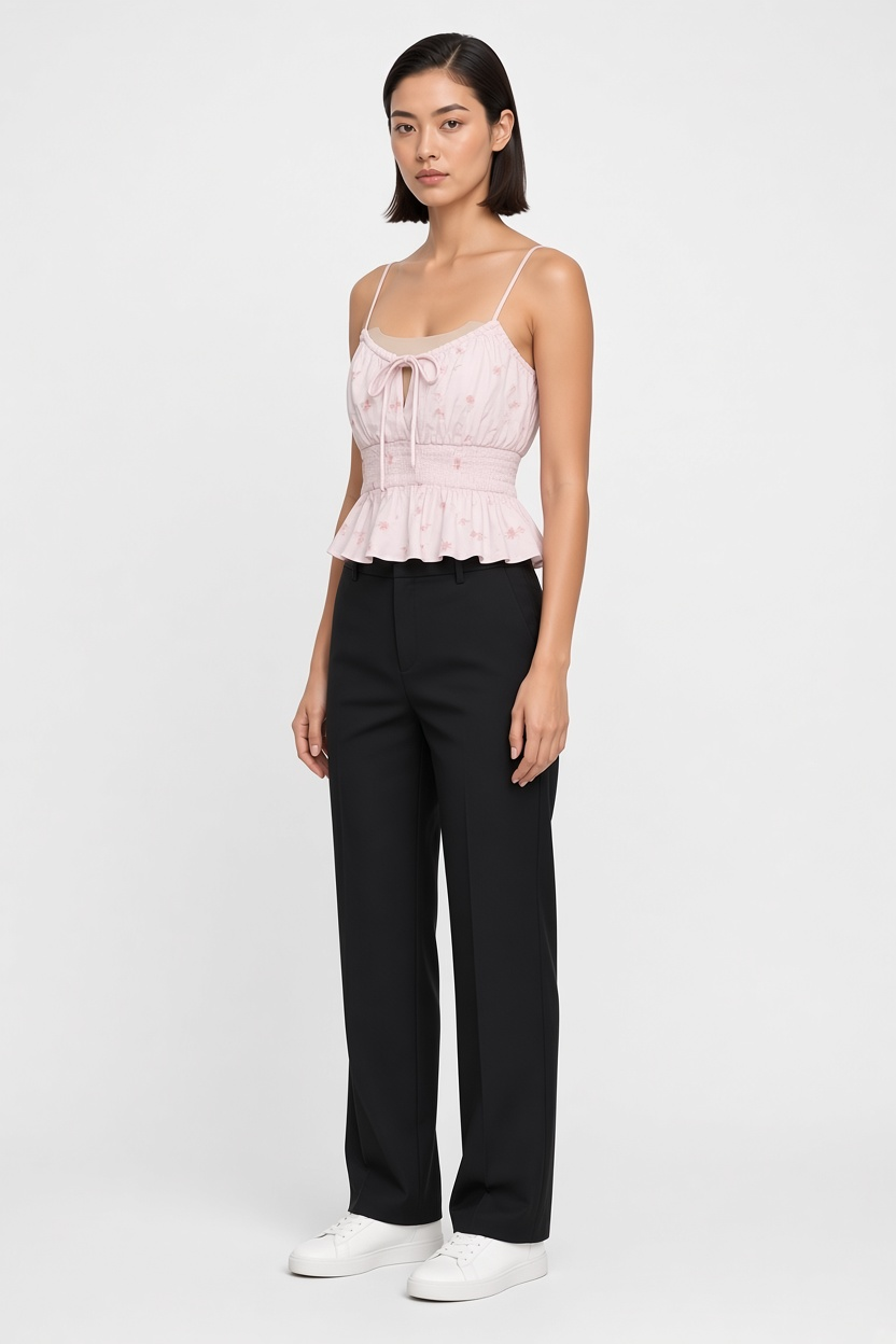 Gina Tricot Damen Top Pink Größe M