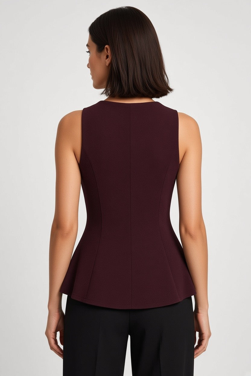 H&M Damen Top Lila Größe S