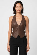 Shein Damen Top Braun Größe XS