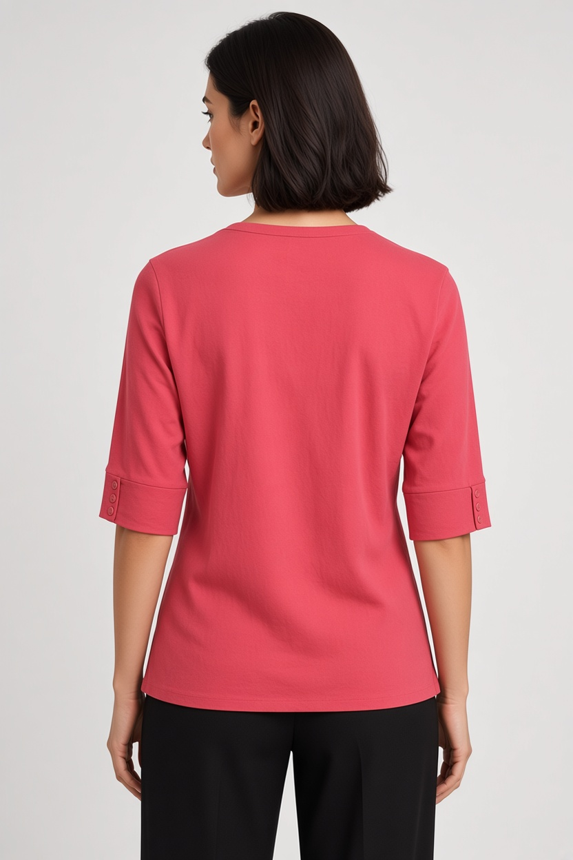 Soyaconcept Damen Top Pink Größe XL