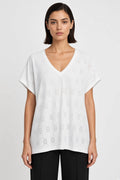 Soyaconcept Damen Top Weiß Größe 2XL
