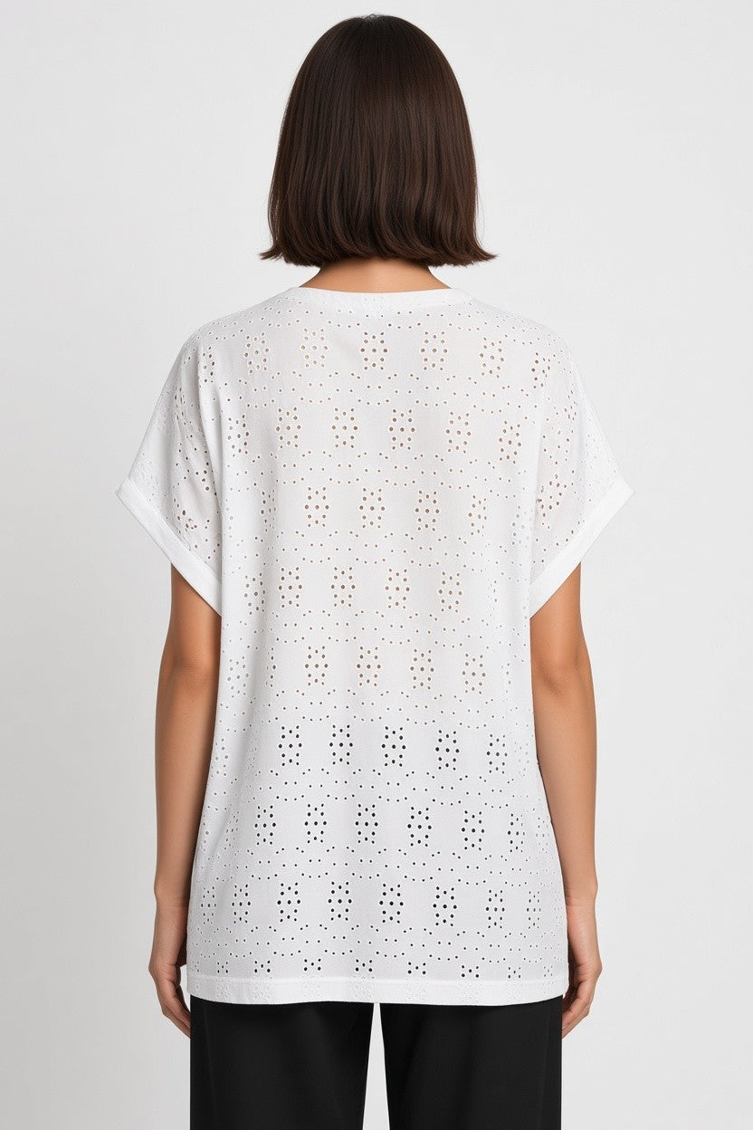 Soyaconcept Damen Top Weiß Größe 2XL