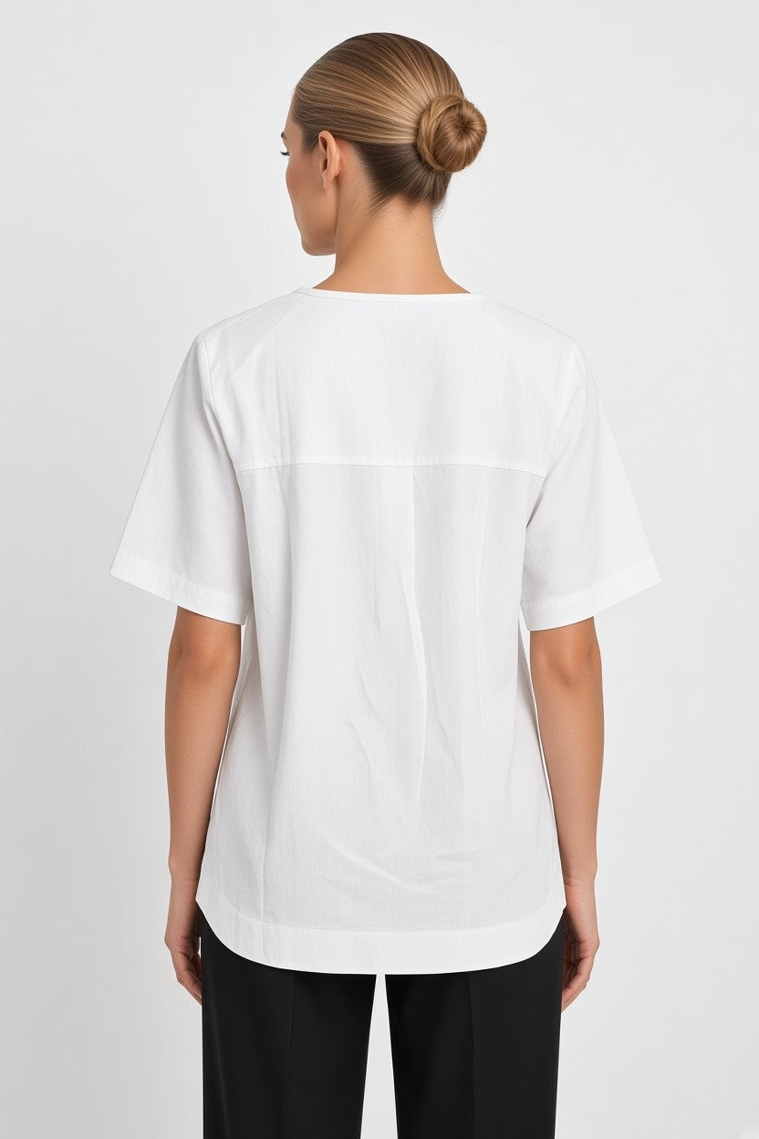 COS Damen Top Weiß Größe XS