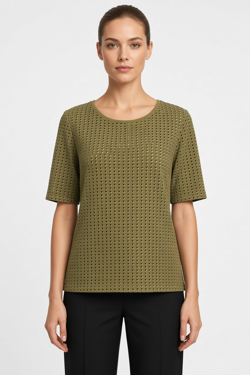 ESPRIT Damen Top Grün Größe L