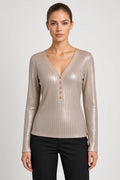 Guess Damen Top Gold Größe S/M