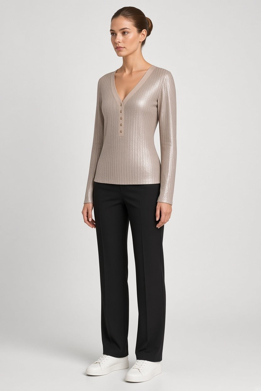 Guess Damen Top Gold Größe S/M