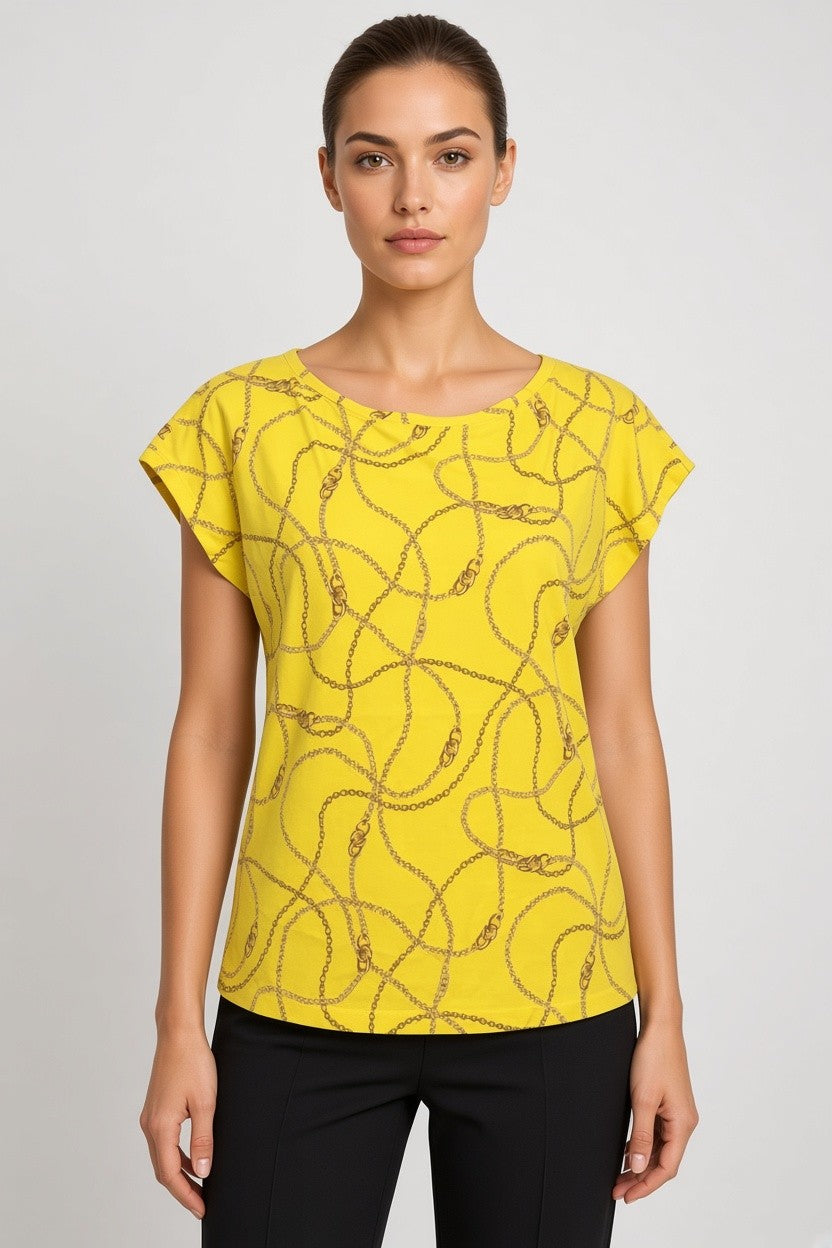 Lauren Ralph Lauren Damen Top Gelb Größe S
