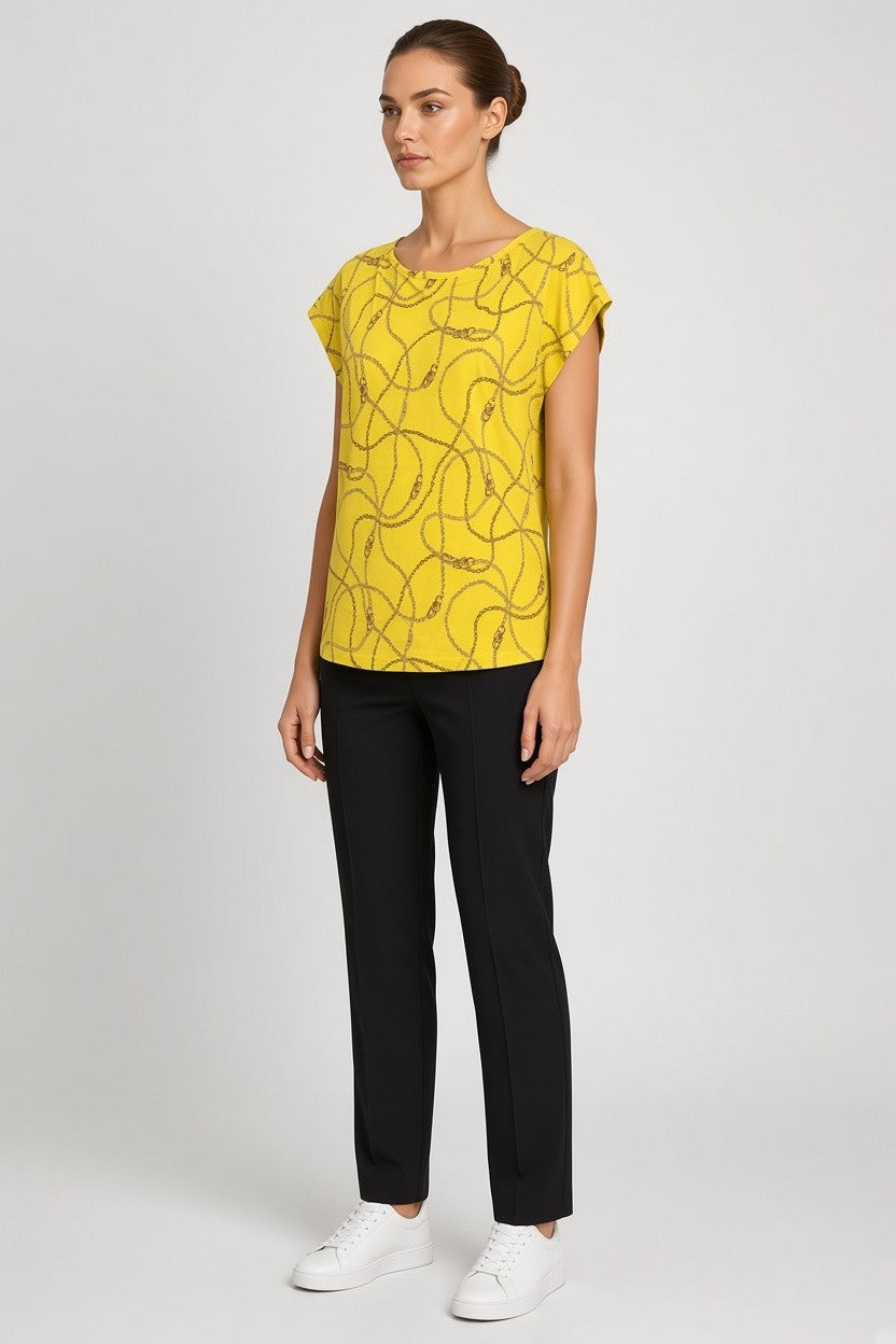 Lauren Ralph Lauren Damen Top Gelb Größe S