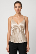 Múus Damen Top Beige Größe L