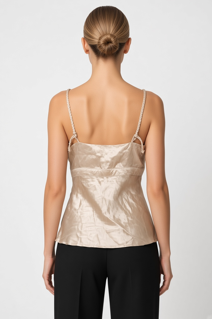 Múus Damen Top Beige Größe L