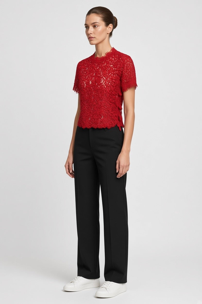Zara Trafaluc Damen Top Rot Größe M