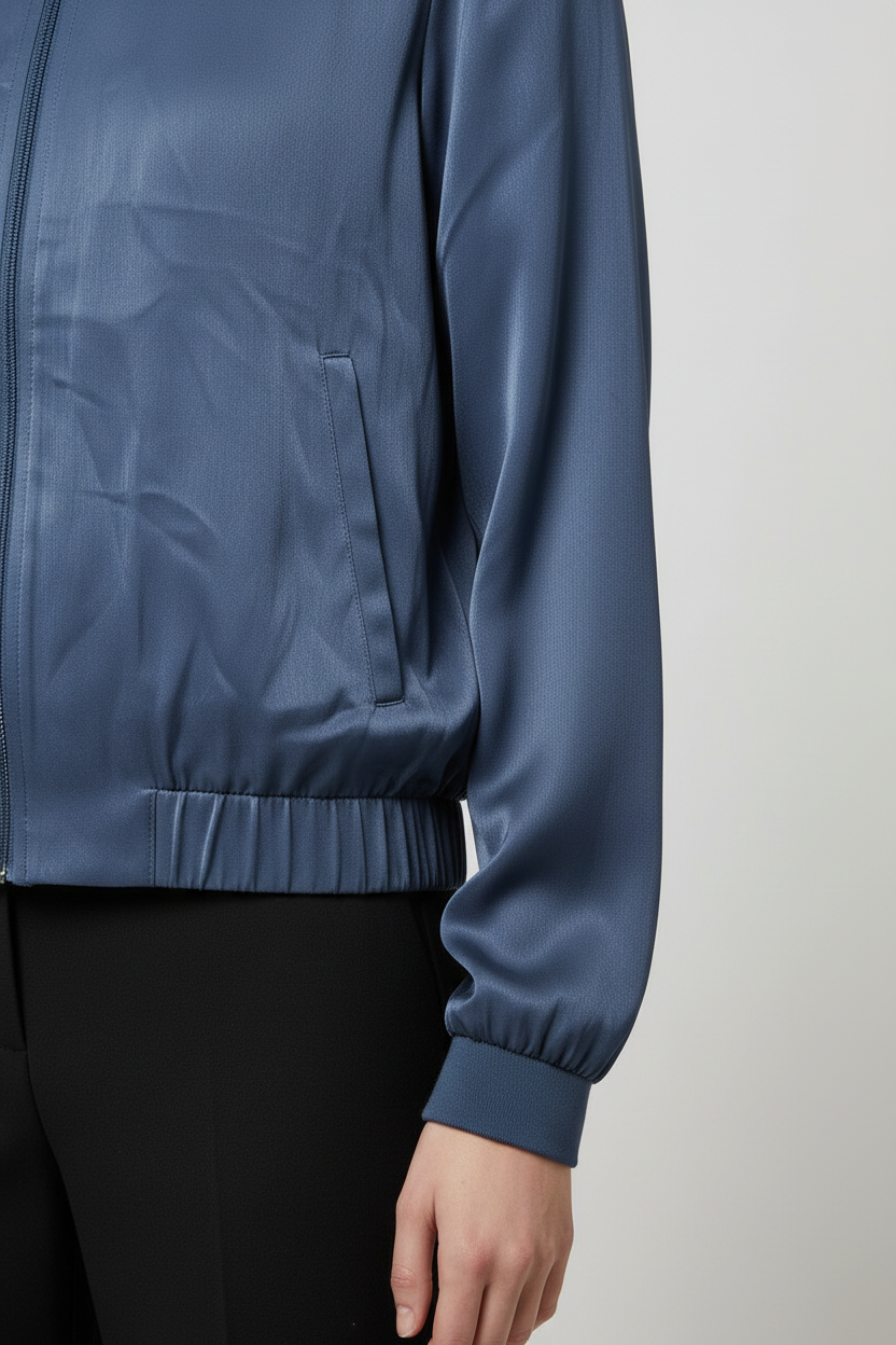 ESPRIT Damen Bomberjacke Blau Größe XL