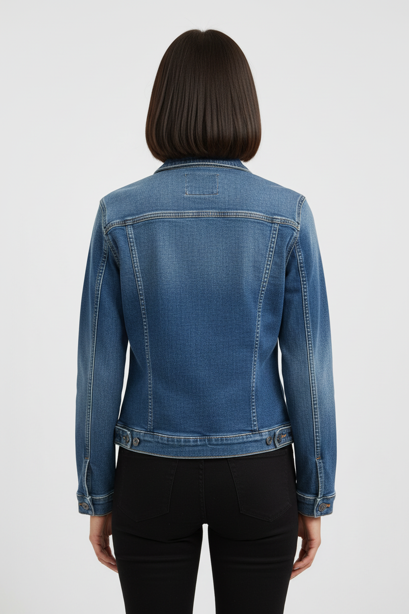 ESPRIT Damen Jeansjacke Blau Größe XXL