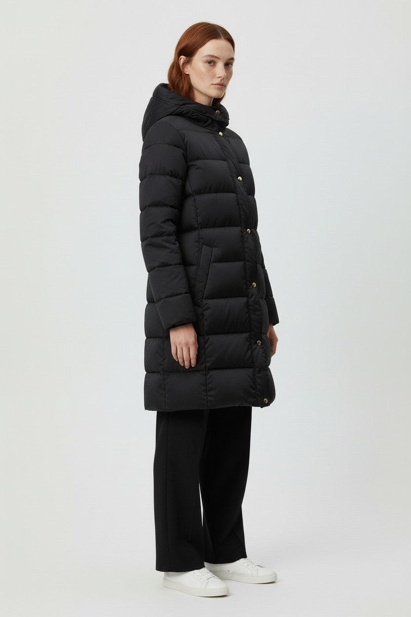 ESPRIT Damen Wintermantel Schwarz Größe XL