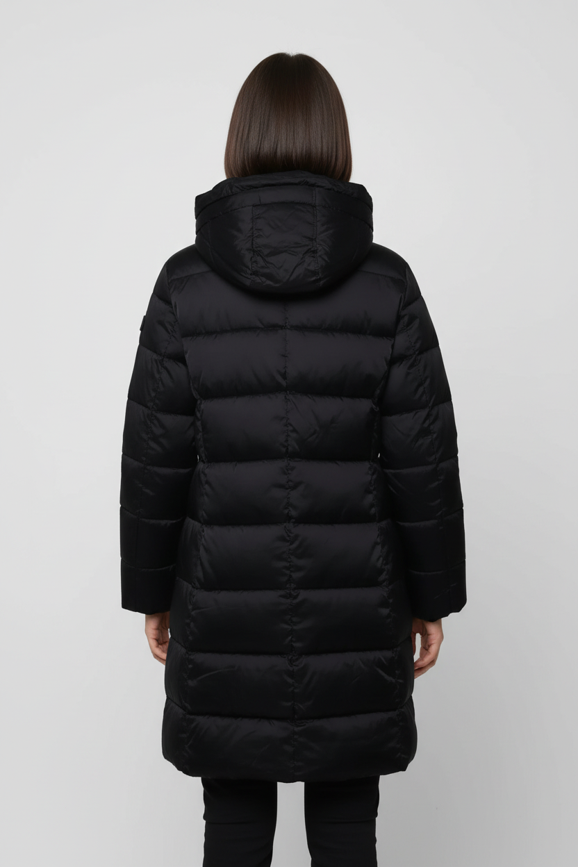 ESPRIT Damen Wintermantel Schwarz Größe XL