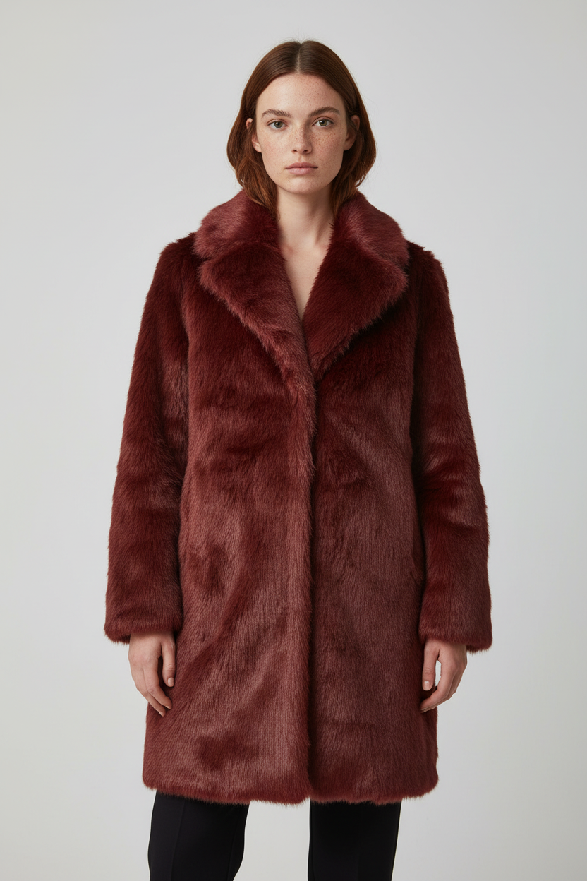 Guess Damen Winterjacke Rot Größe M