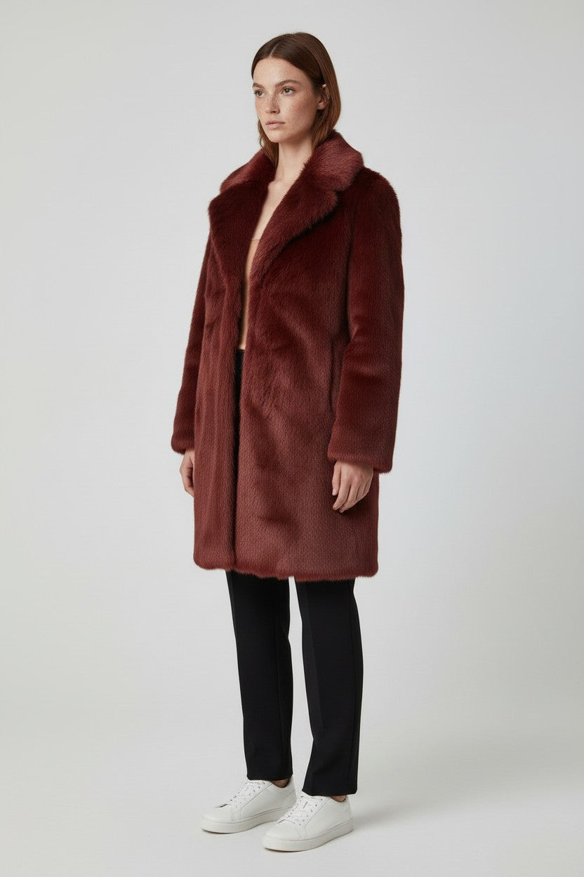 Guess Damen Winterjacke Rot Größe M