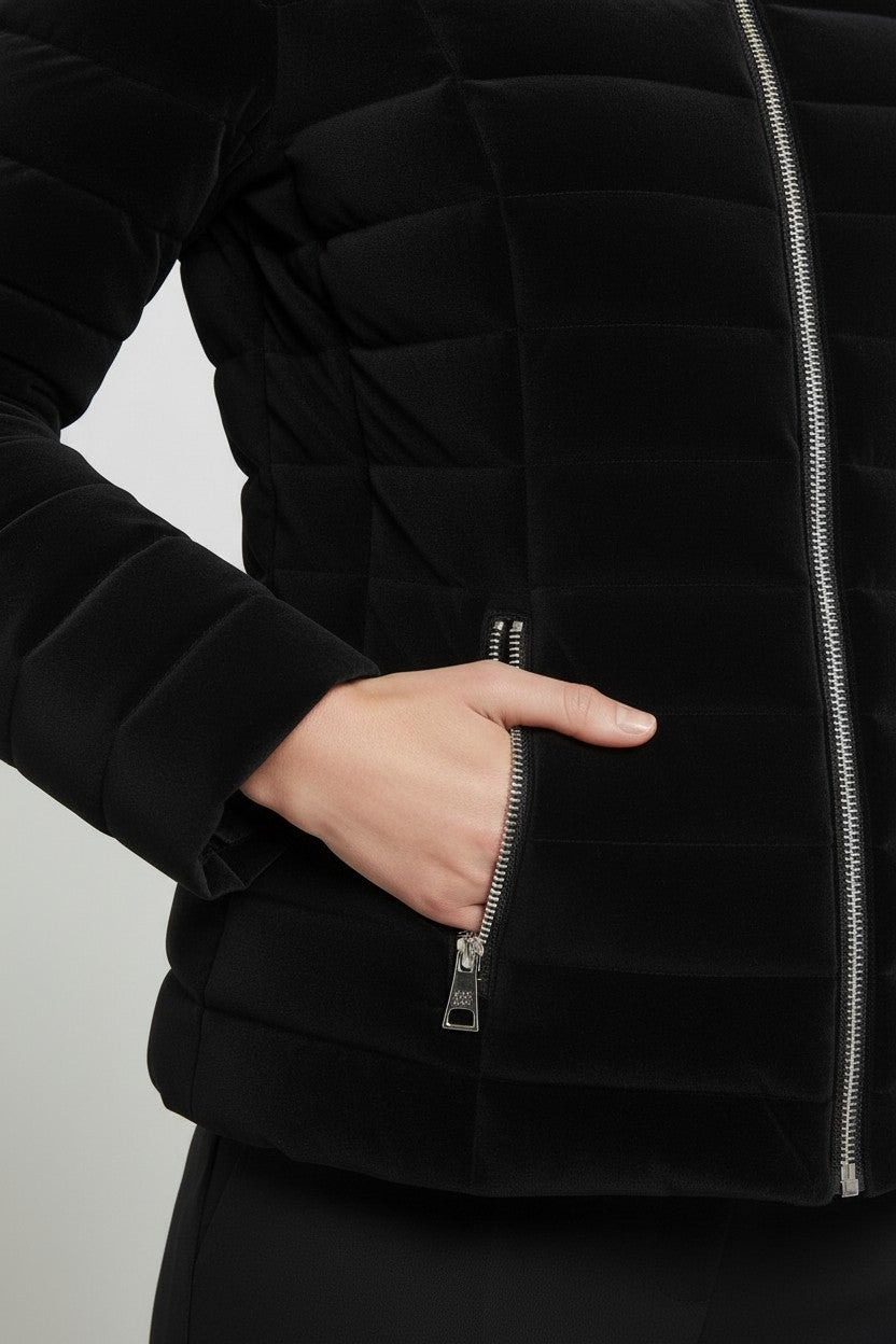 Guess Damen Winterjacke Schwarz Größe L