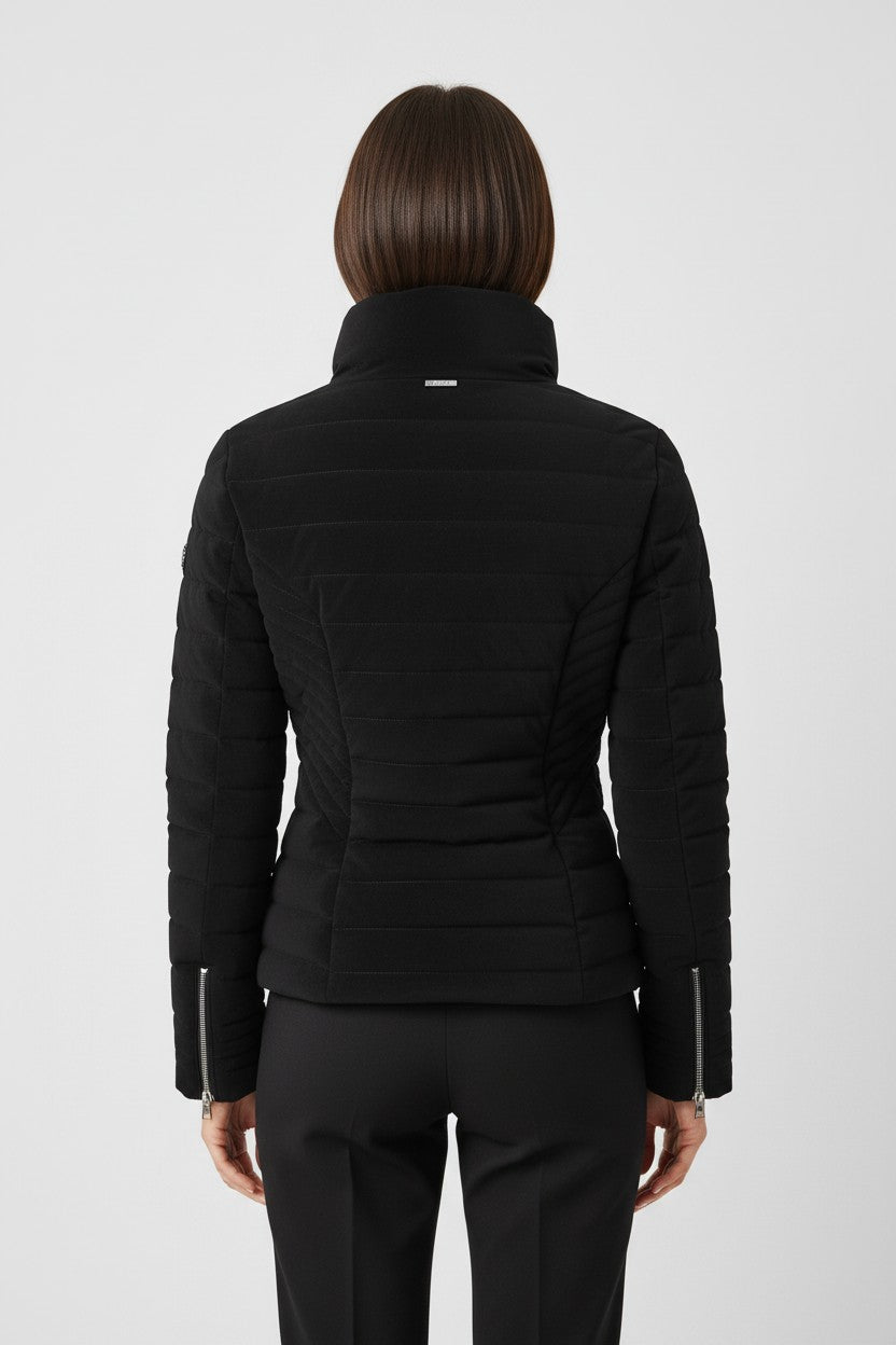 Guess Damen Winterjacke Schwarz Größe L