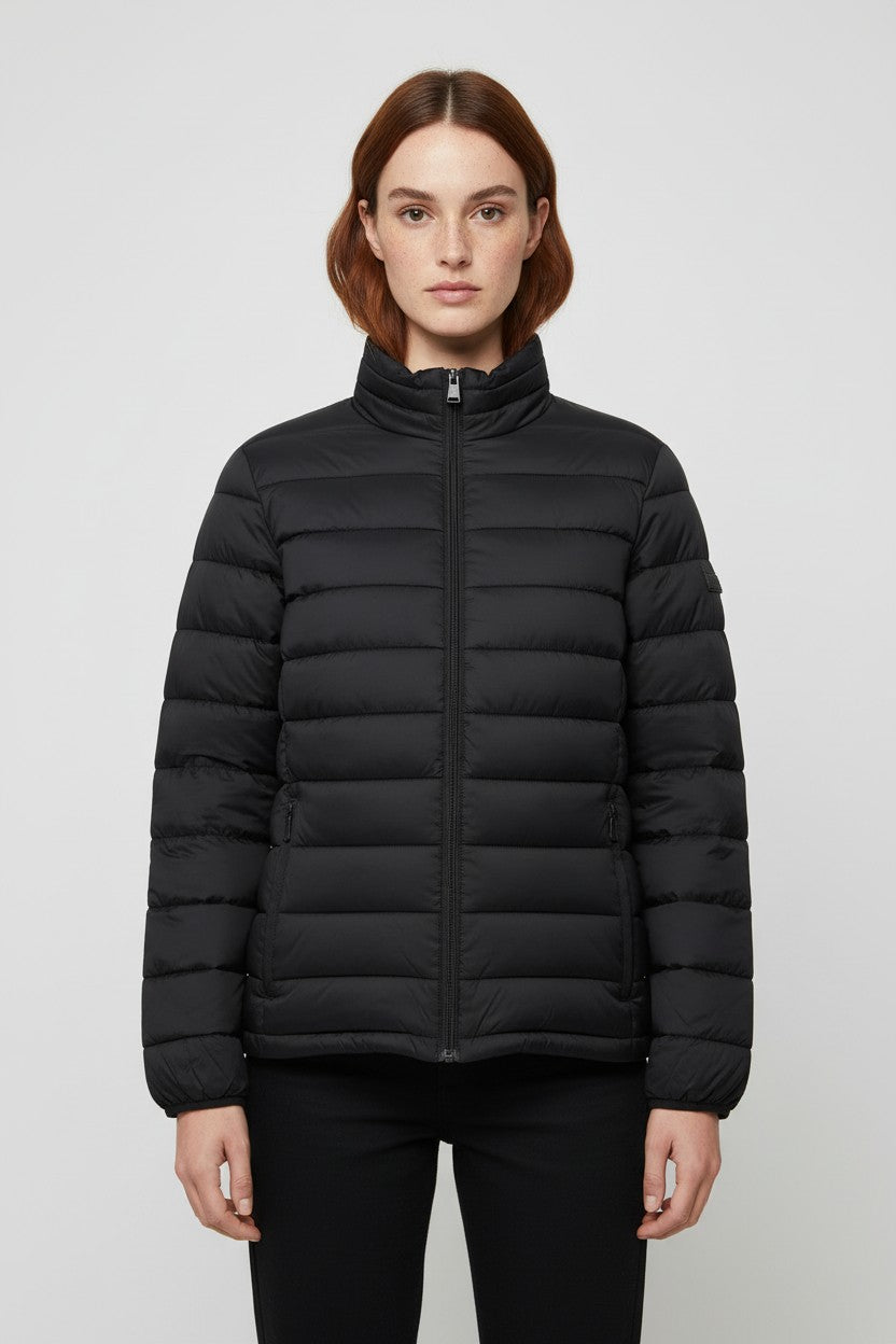 Guess Damen Winterjacke Schwarz Größe L