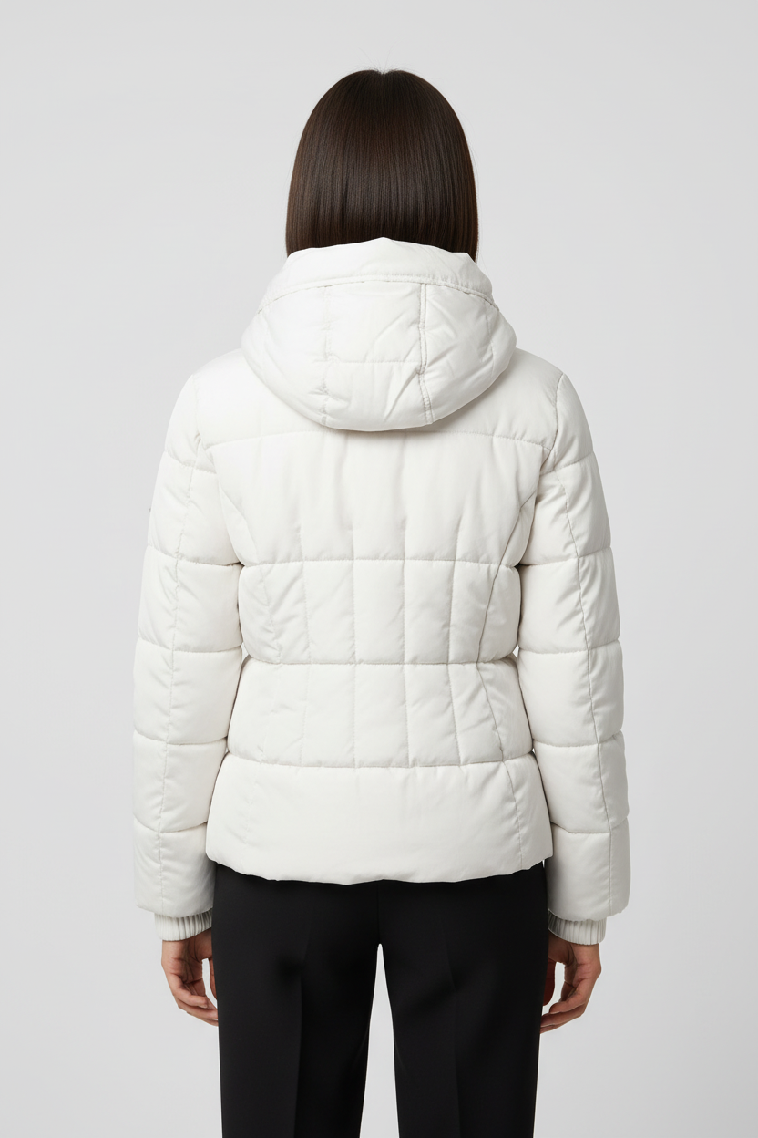 Guess Damen Winterjacke Weiß Größe M